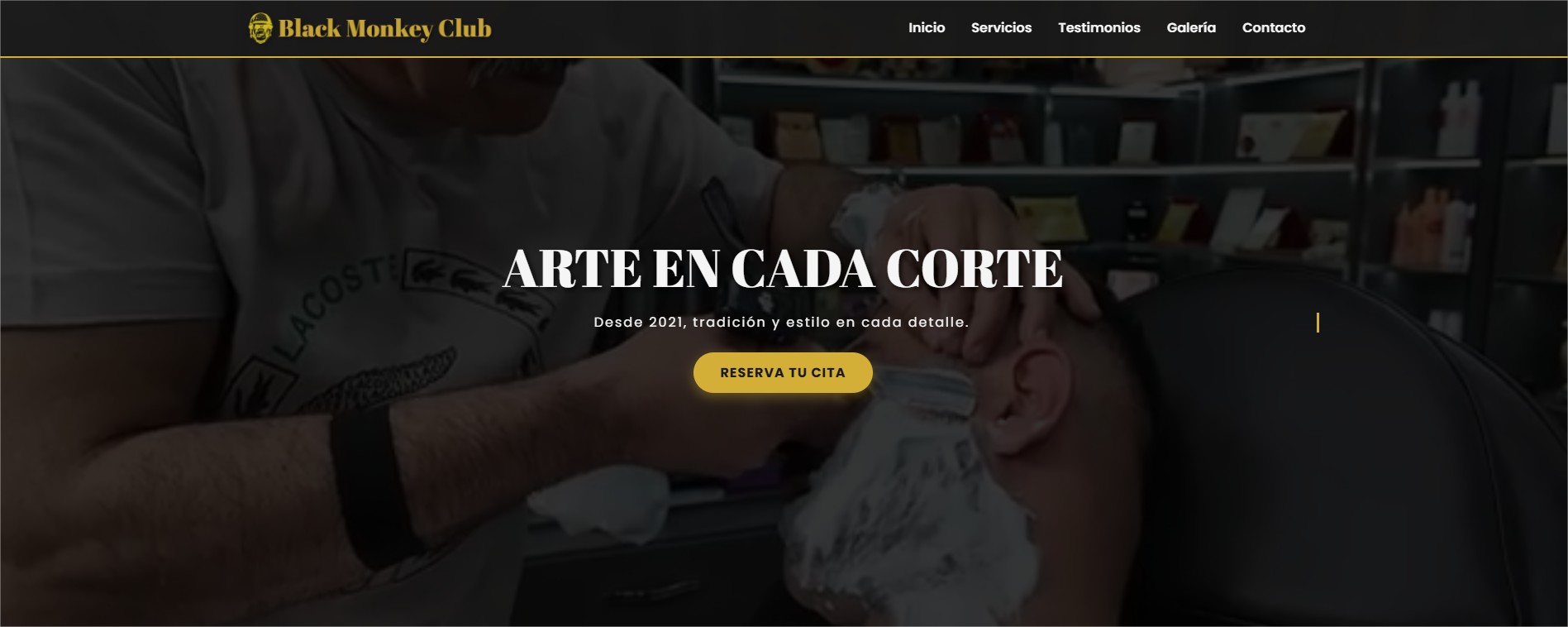 Barbería Elegante - Sitio Web